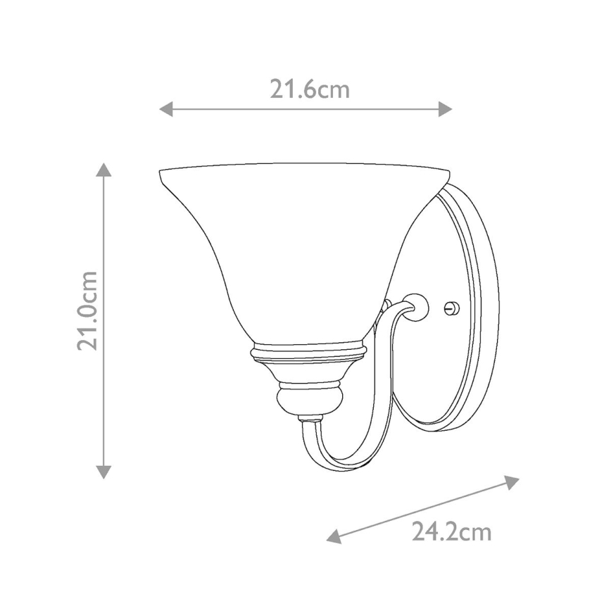 Hinkley - Wall light CELLO 1xE27/60W/230V