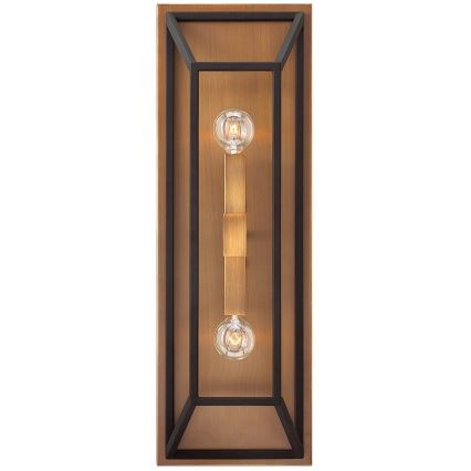 Hinkley - Wall light FU LIGHTON 2xE14/60W/230V brown/black