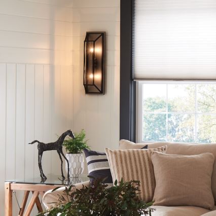 Hinkley - Wall light FU LIGHTON 2xE14/60W/230V brown/black