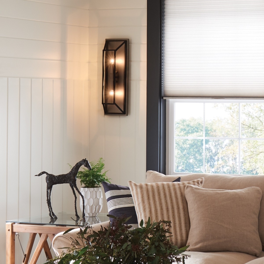 Hinkley - Wall light FU LIGHTON 2xE14/60W/230V brown/black