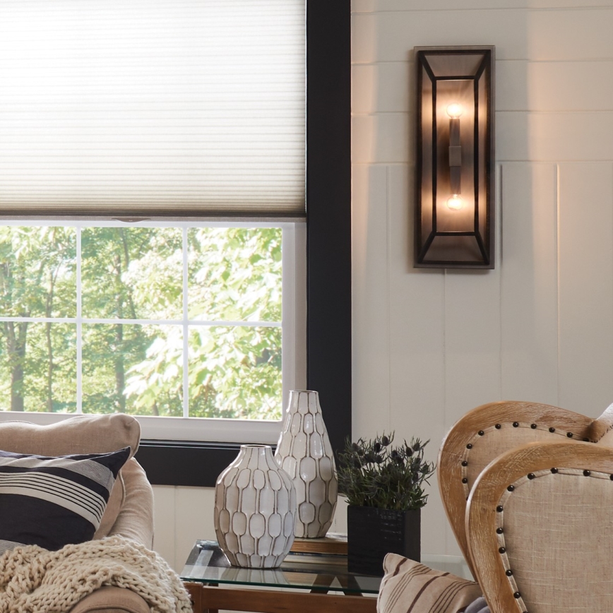 Hinkley - Wall light FU LIGHTON 2xE14/60W/230V brown/black