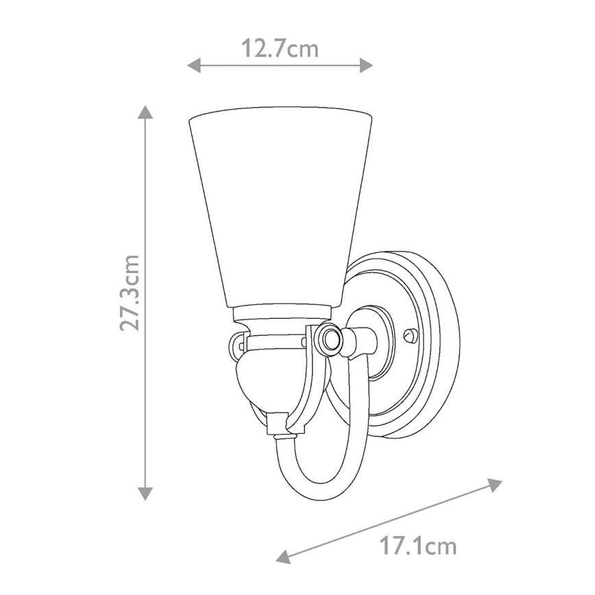 Hinkley - Wall light MAYFLOWER 1xE27/100W/230V bronze