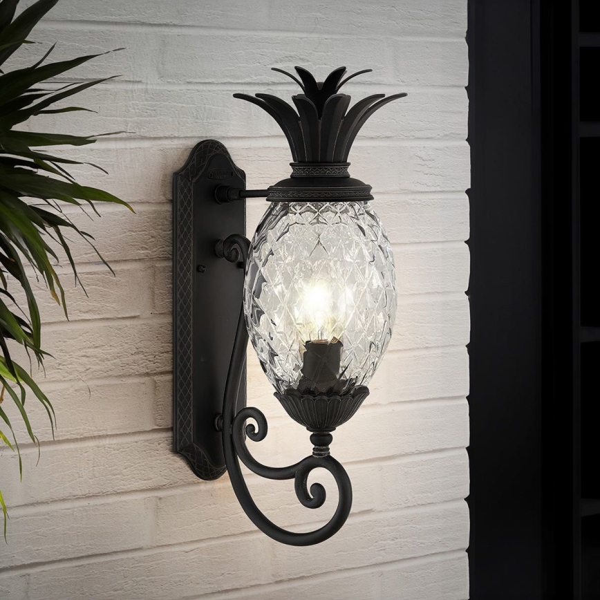 Hinkley - Wall light PLANTATION 1xE27/40W/230V black