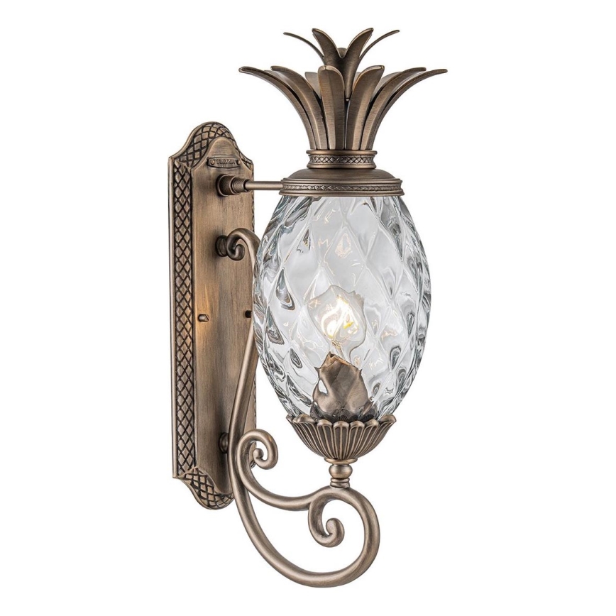 Hinkley - Wall light PLANTATION 1xE27/40W/230V bronze