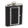 Hip flask with cigar case 175 ml black