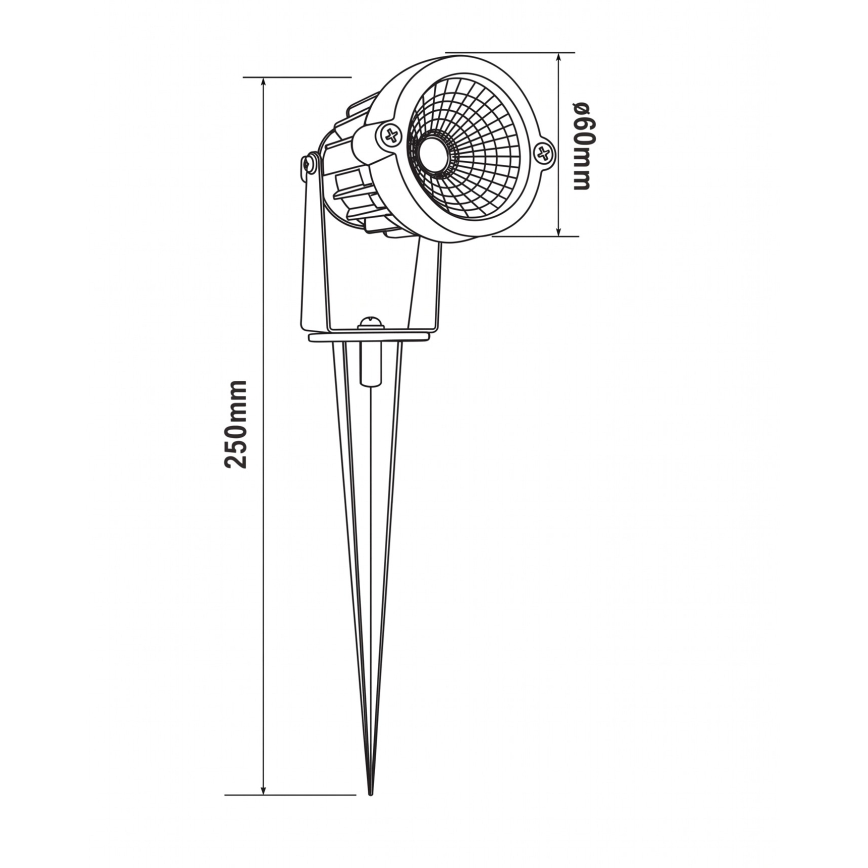 HÖFFTECH - LED Outdoor Lamp LED/5W/230V IP65