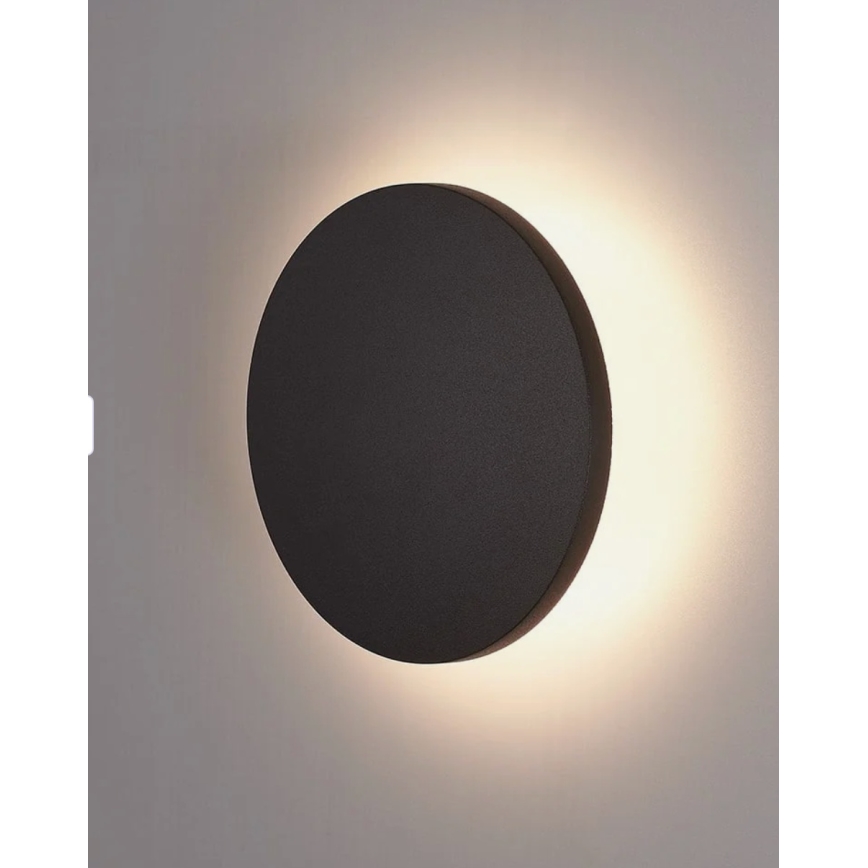 HÖFFTECH - LED Outdoor Wall Light LED/10W/230V Round IP65