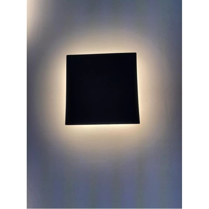 HÖFFTECH - LED Outdoor Wall Light LED/10W/230V Square IP65