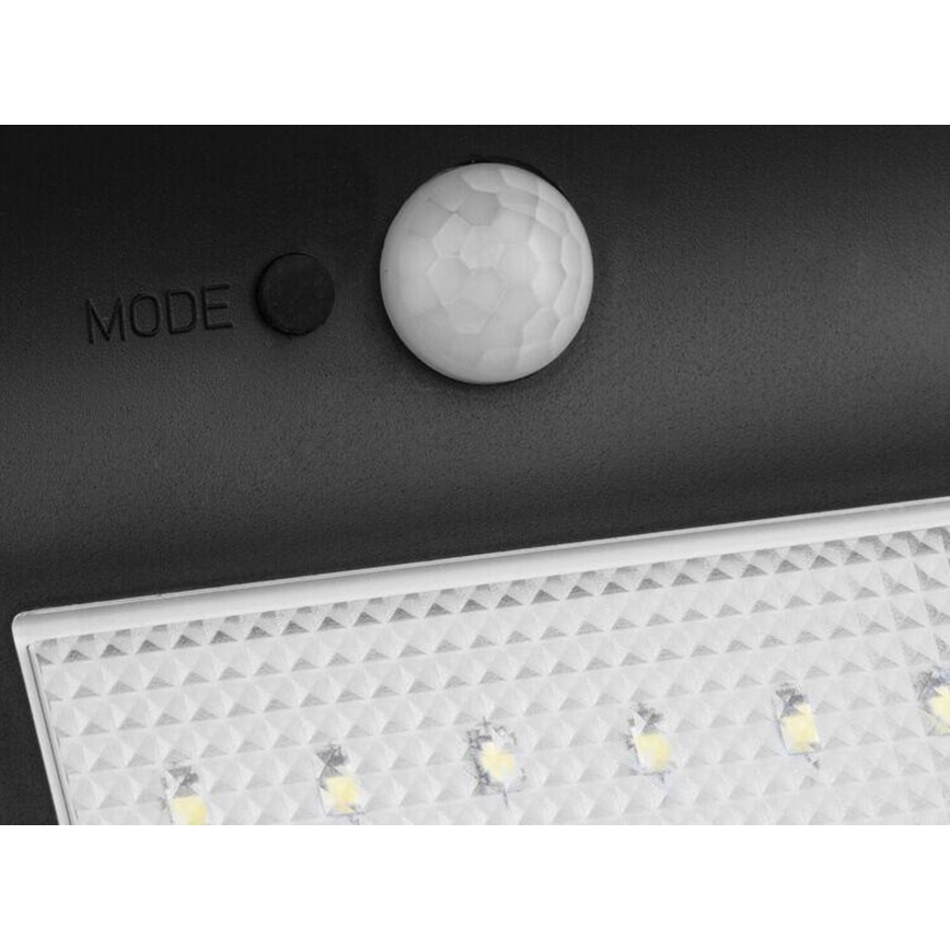 HÖFFTECH - LED Solar Wall Light with Motion and Dusk Sensor LED/3,7V 2200 mAh IP44