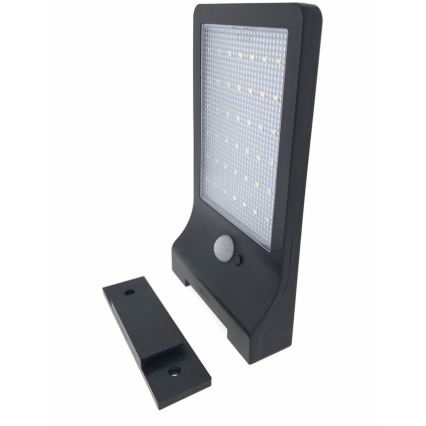 HÖFFTECH - LED Solar Wall Light with Motion and Dusk Sensor LED/3,7V 2200 mAh IP44