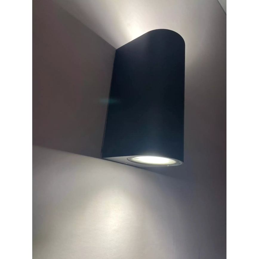 HÖFFTECH - Outdoor wall light 2xGU10/35W/230V IP65