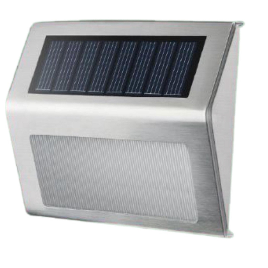HÖFFTECH - Pack of 2 LED Solar Wall Lights (LED, 1.2 V, 400 mAh, IP44)