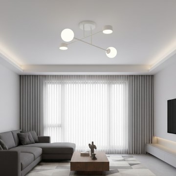 HOLON Flush‑mount Ceiling Light 2xG9/8W/230V + 2xGX53/12W grey