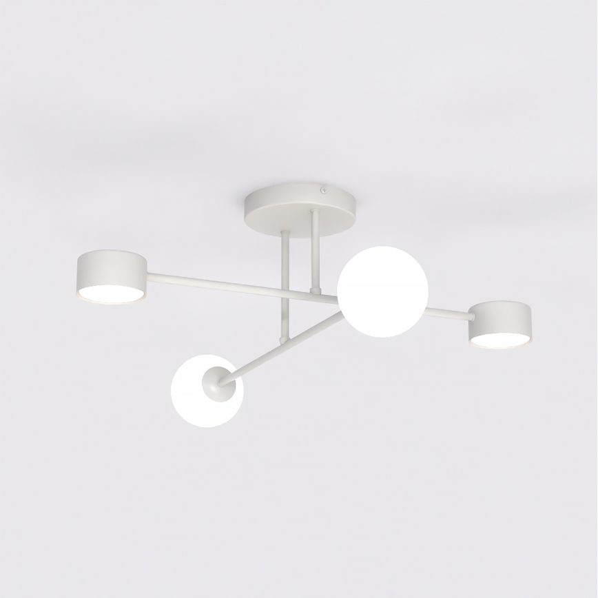 HOLON Flush‑mount Ceiling Light 2xG9/8W/230V + 2xGX53/12W grey