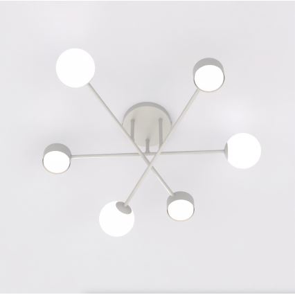 HOLON Surface-Mounted Ceiling Light, 3xG9/8W/230V + 3xGX53/12W, Grey
