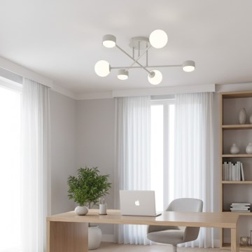 HOLON surface-mounted chandelier 3xG9/8W/230V + 3xGX53/12W, white