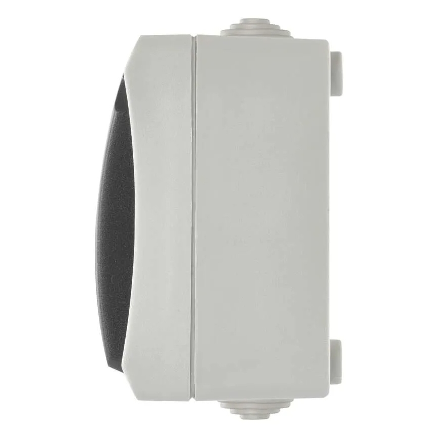 Home switch alternating no. 6 with a socket 250V/16A IP44 grey