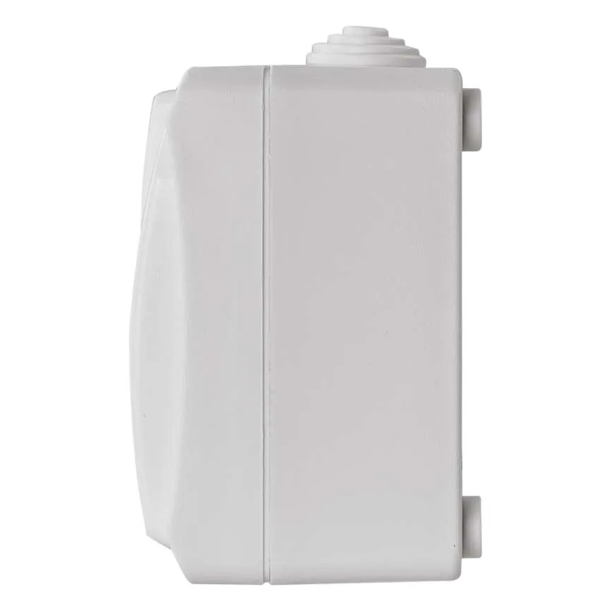 Home switch alternating no. 6 with a socket 250V/16A IP44 white
