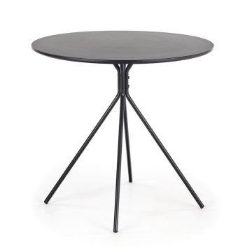 HOMORA Dining Table, Black