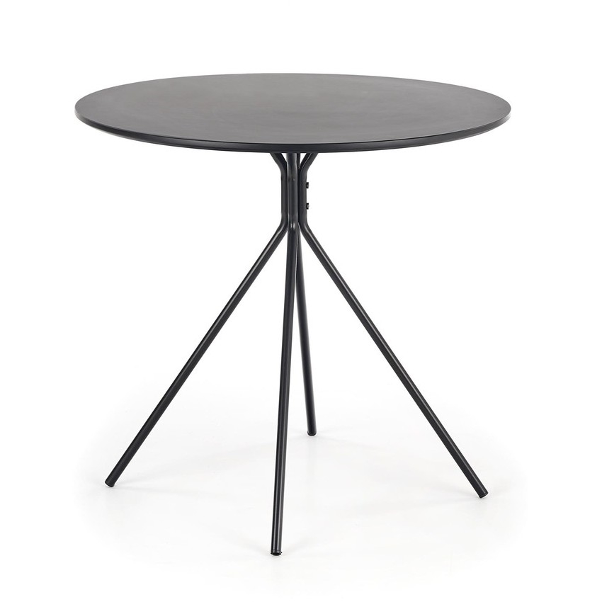HOMORA Dining Table, Black