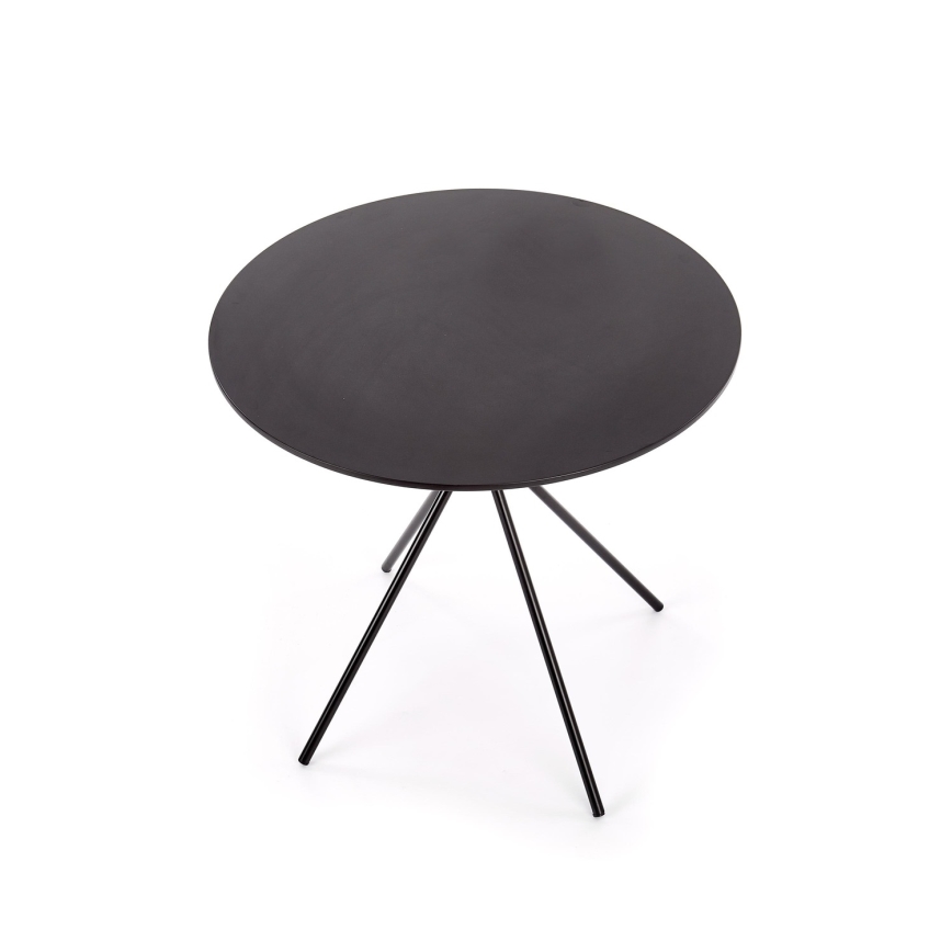 HOMORA Dining Table, Black
