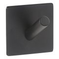 Hook 4,5x4,5 cm stainless steel/black