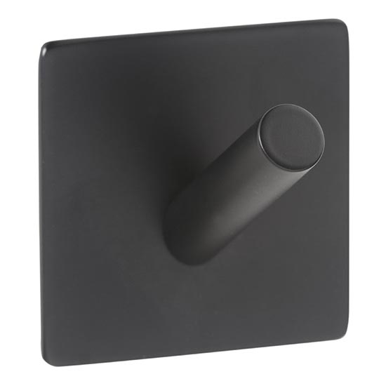 Hook 4,5x4,5 cm stainless steel/black
