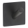 Hook 4,5x4,5 cm stainless steel/black