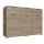 HOPE chest of drawers 120x78x35 cm Sonoma oak