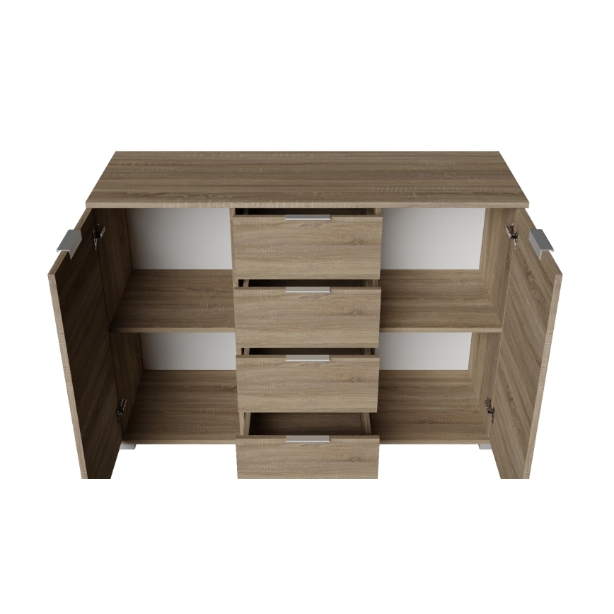 HOPE chest of drawers 120x78x35 Sonoma Oak