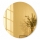 HOUSEVITAMIN Wall Mirror Ø 60 cm, Gold