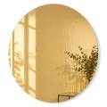 HOUSEVITAMIN Wall Mirror, Ø 80 cm, Gold