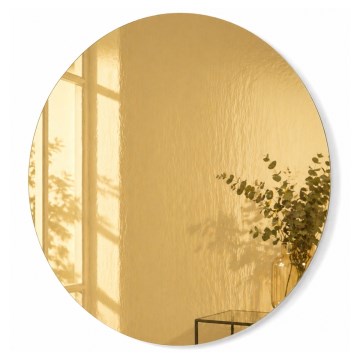 HOUSEVITAMIN Wall Mirror, Ø 80 cm, Gold