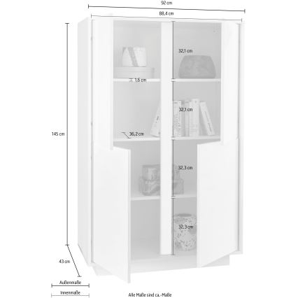 IDEA White Chest of Drawers