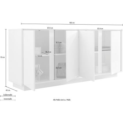 IDEA White Chest of Drawers