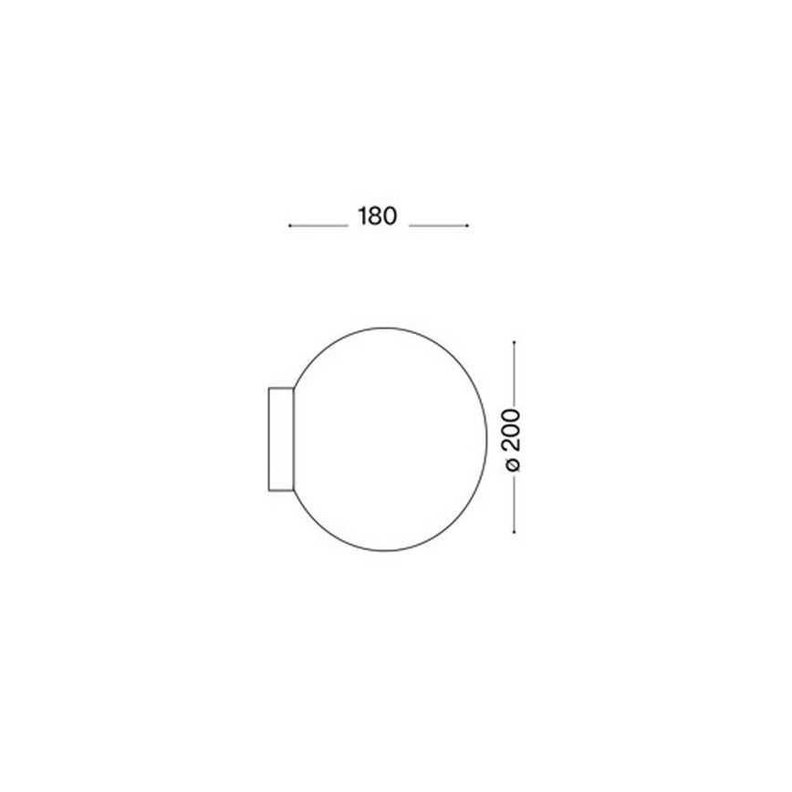 Ideal Lux 59815 - LED RGBW Dimmable Wall Light MAPA 1xE27/9W/230V 2700-6500K