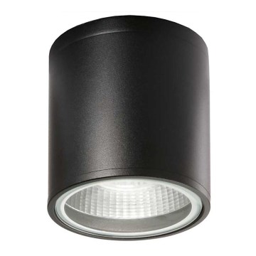 Ideal Lux - Bathroom spotlight GUN 1xGU10/28W/230V IP44 black