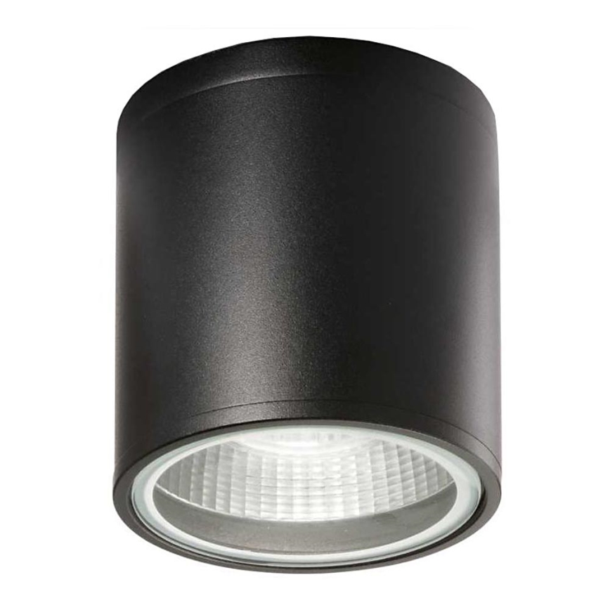 Ideal Lux - Bathroom spotlight GUN 1xGU10/28W/230V IP44 black