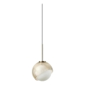Ideal Lux - BLOOM LED cable pendant 1xG9/3W/230V Ø 11,5 cm gold/smoked beige