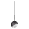 Ideal Lux - BLOOM LED cable-suspended pendant 1xG9/3W/230V, Ø 11.5 cm, black