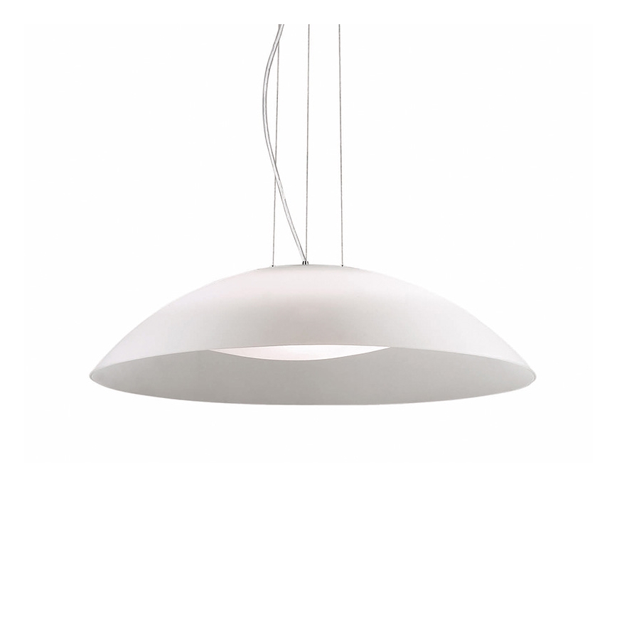 Ideal Lux - Cable-suspended chandelier 3xE27/60W/230V Ø 64 cm white