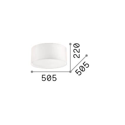 Ideal Lux - Ceiling light 3xE27/60W/230V