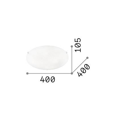 Ideal Lux - Ceiling light 3xE27/60W/230V