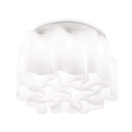 Ideal Lux - Ceiling light COMPO 10xE27/52W/230V Ø 73.5 cm white