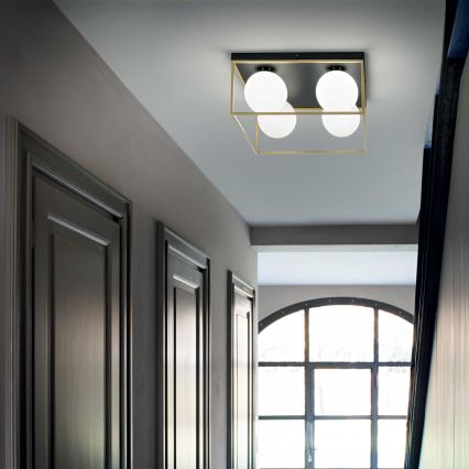Ideal Lux - Ceiling light LINGOTTO 4xE14/40W/230V