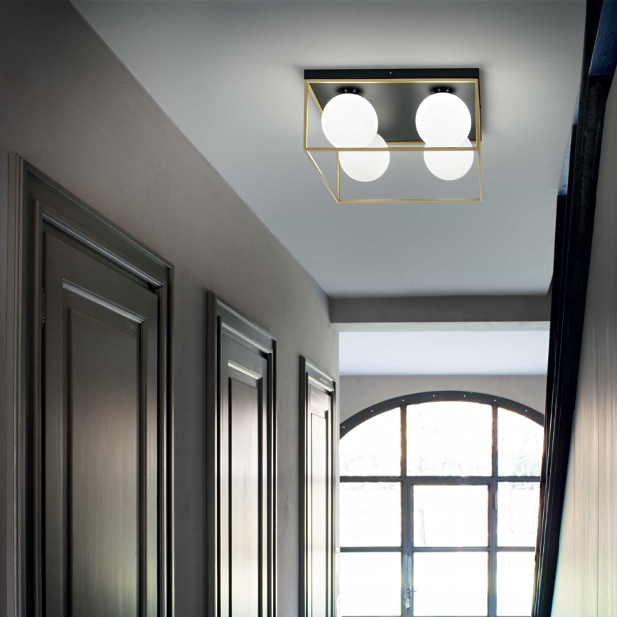 Ideal Lux - Ceiling light LINGOTTO 4xE14/40W/230V