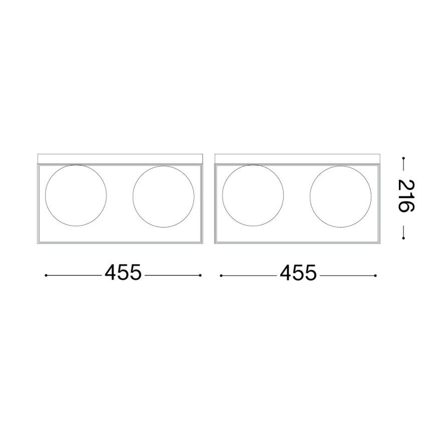 Ideal Lux - Ceiling light LINGOTTO 4xE14/40W/230V