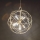 Ideal Lux - Chain-hung chandelier KONSE 7xE27/60W/230V Ø 80 cm gold