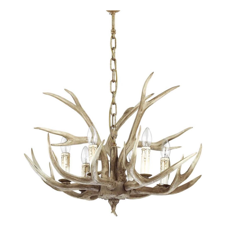 Ideal Lux - Chandelier on a chain CHALET 6xE14/40W/230V antlers