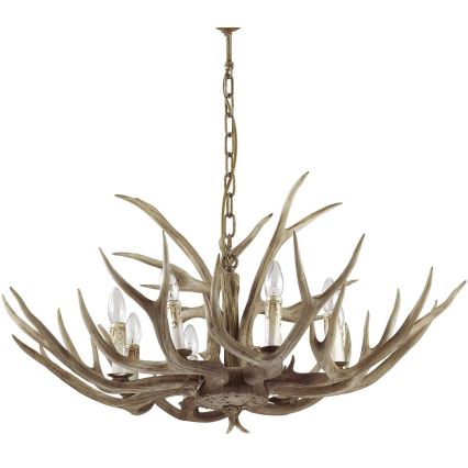 Ideal Lux - Chandelier on a chain CHALET 8xE14/40W/230V antlers